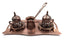 Handmade Clover Design Turkish Coffee Espresso Serving Set for 2