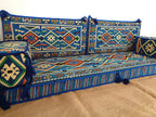 Arabic Floor Seating Sofa Red Set Cushions Turkish Jalsa Arabic Majlis Rug Oriental Home Decor Moroccan Sofa bohemian furniture Kilim Cover