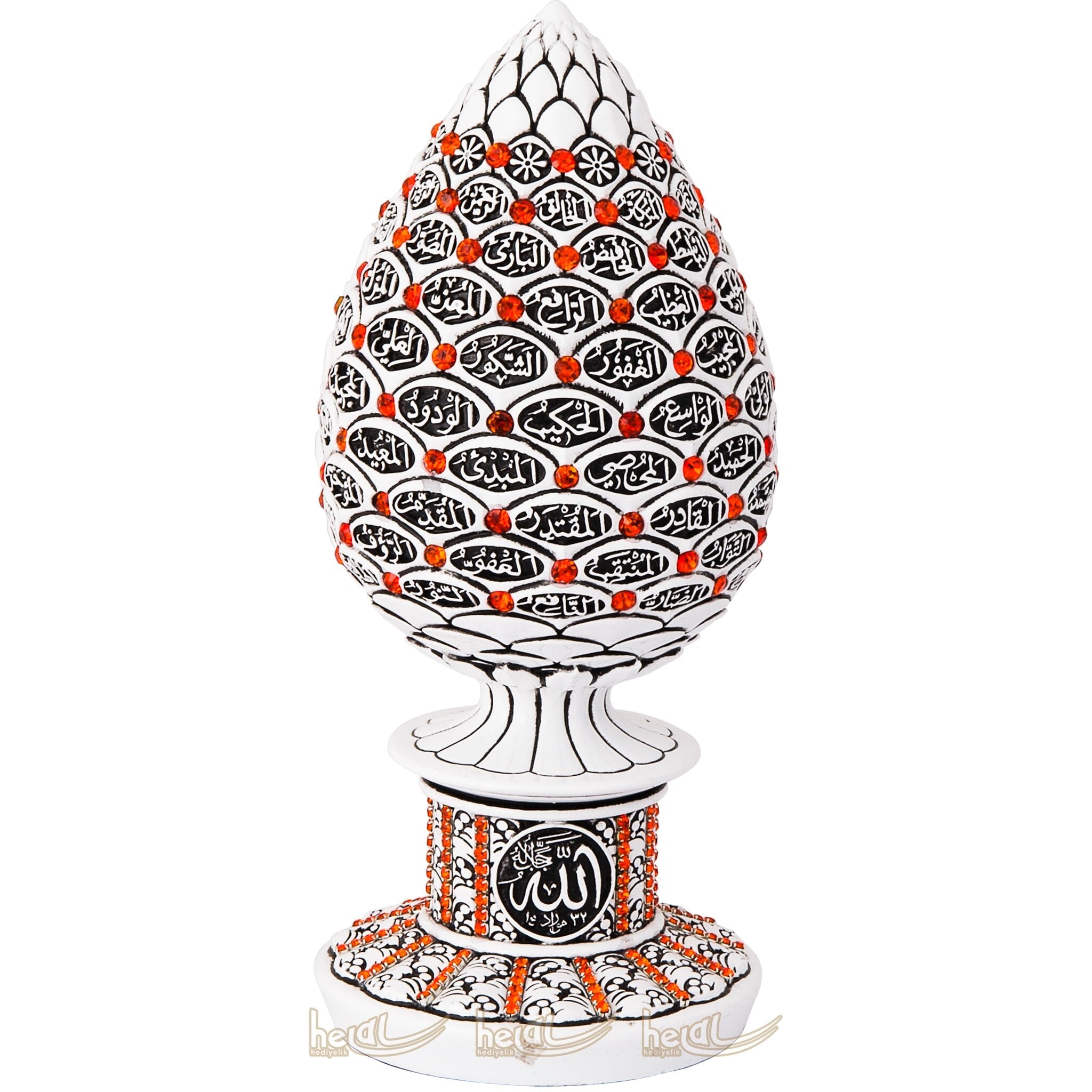 Ramadan Islamic Gift Trinket Ayatul Kursi Knickknack Muslim Arabic Home Decorations Eid Decor Allah Quran Verse Crystal Main image