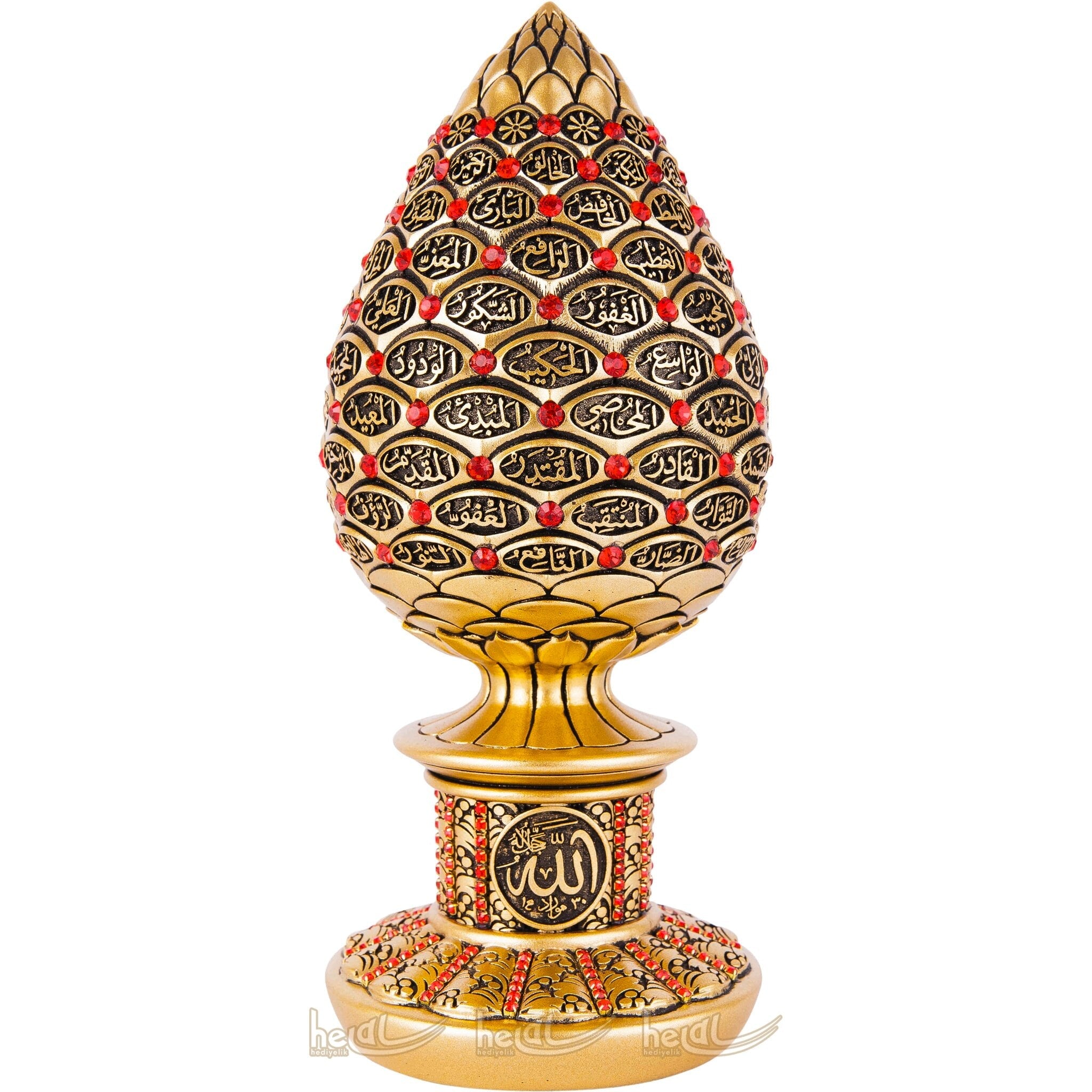 Ramadan Islamic Gift Trinket Ayatul Kursi Knickknack Muslim Arabic Home Decorations Eid Decor Allah Quran Verse Crystal Main image