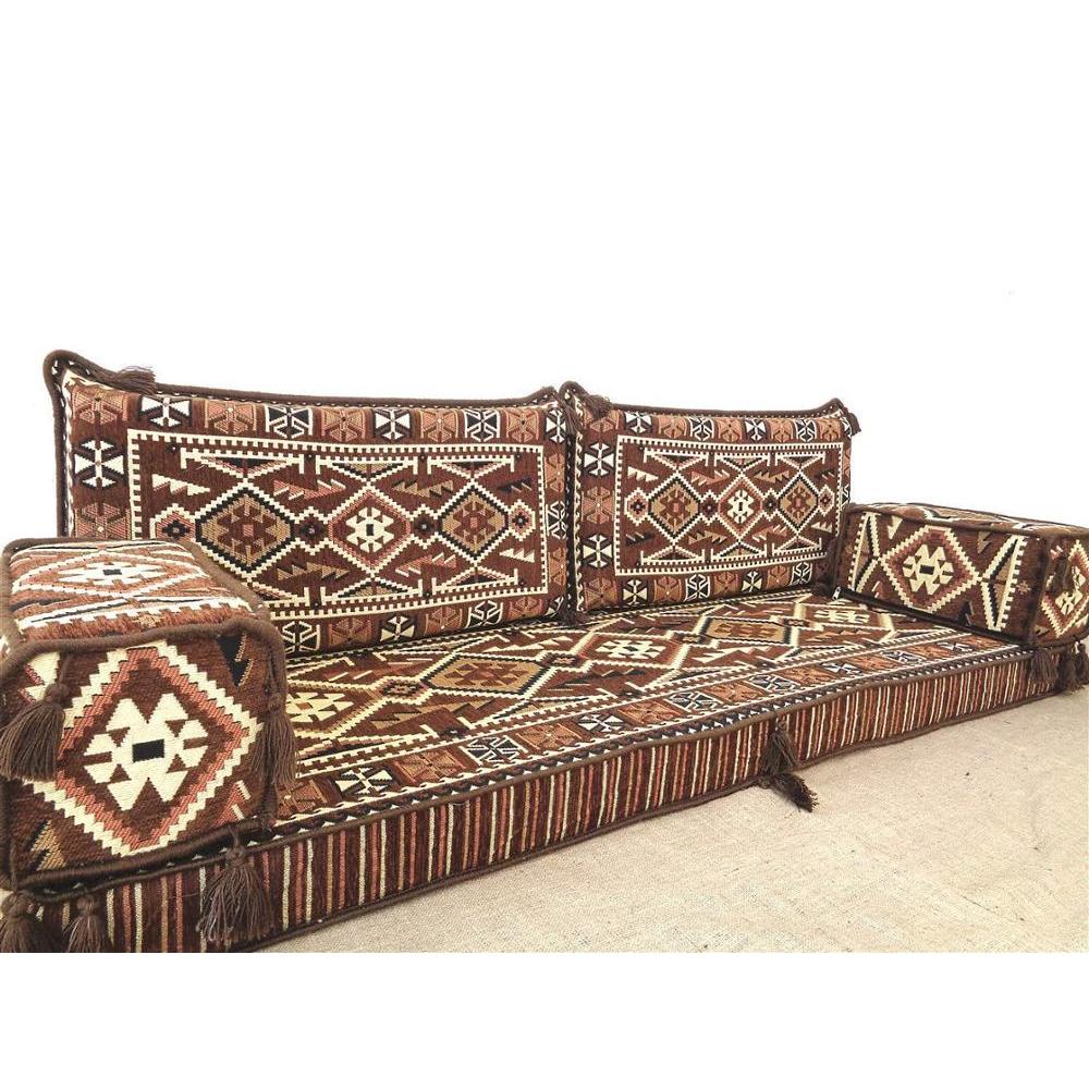 Hookah Lounge Arabic Floor Seating Pillowcase Cushion Arabic Floor Sofa Arabic Majlis Couches Floor Sofa Floor Seating Secondary image