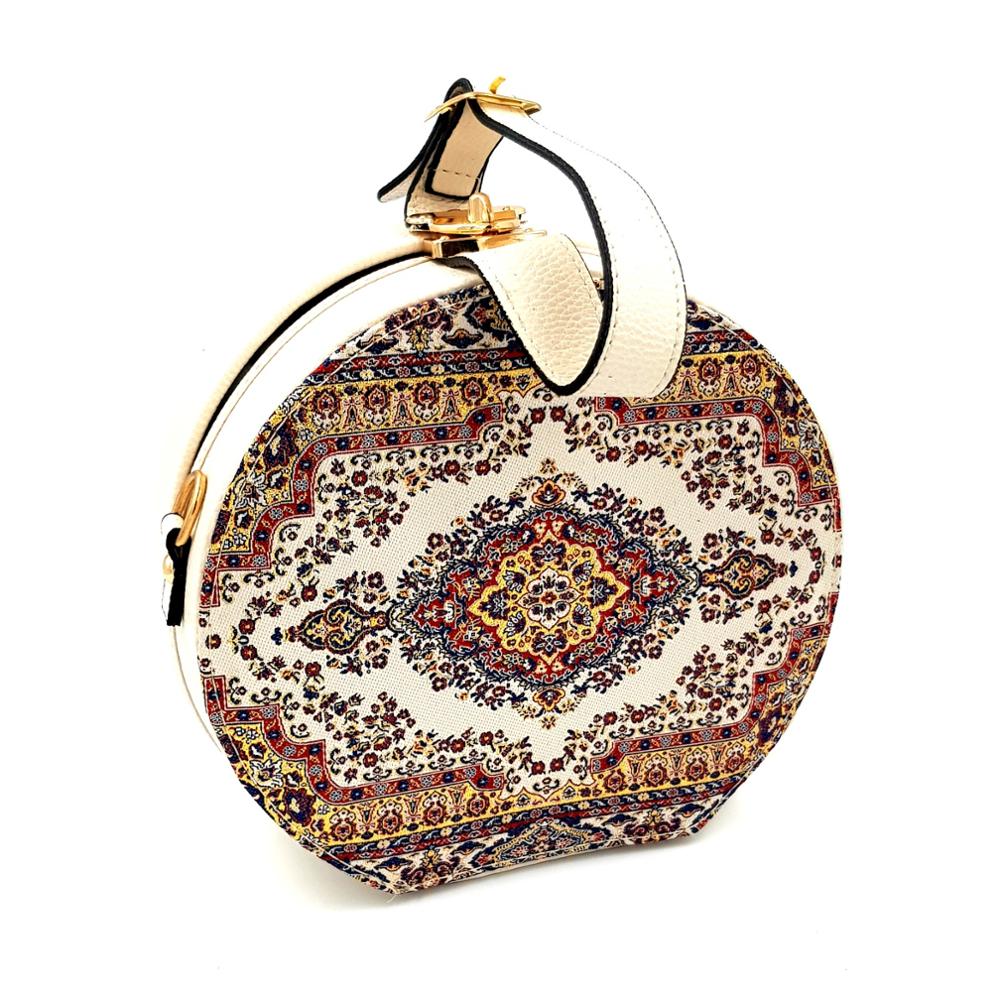 Fashion Girl Vintage Bohemian Woven Women Retro Weave Feather Tassel Flip Cover Crossbody Bag Shoulder Bag Secondary image