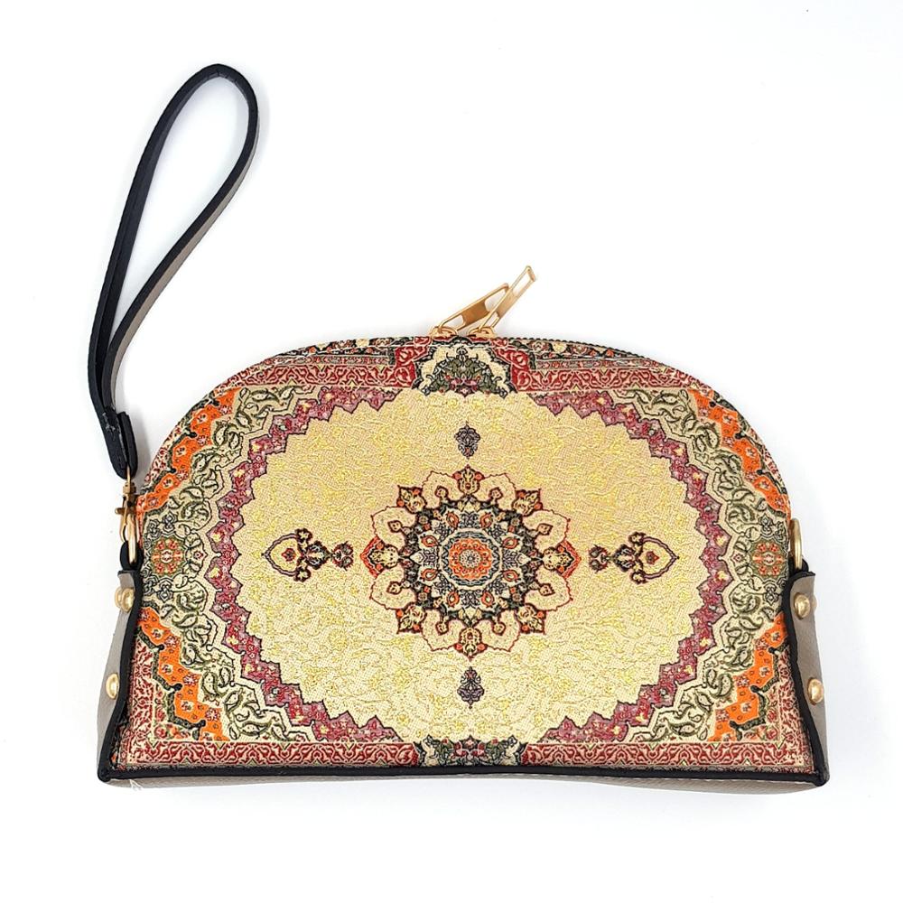 Fashion Girl Vintage Bohemian Woven Women Retro Weave Feather Tassel Flip Cover Crossbody Bag Shoulder Bag