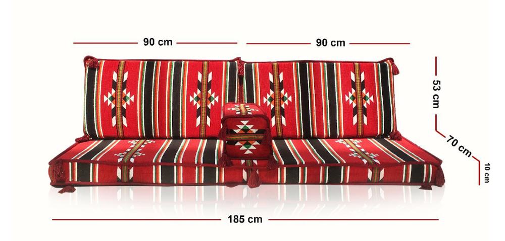 Arabic Floor Seating Sofa Arabic Majlis Seating Pillowcases Cushion Hookah Lounge Sofa English Seating Set