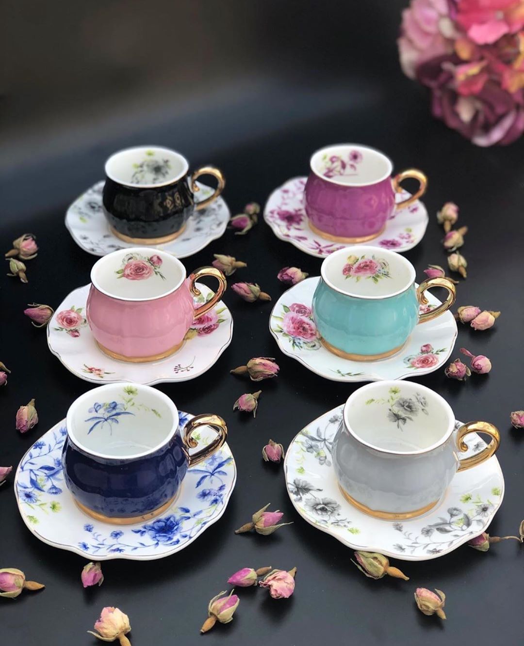 ACAR Turkish High Quality Porcelain Coffee Cups and Saucers Set Ceramic Coffee Mugs Best for Home Decoration Demistasse Coffee Set Main image